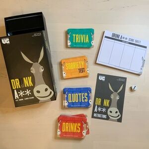 Drunk A** Party Game Set
